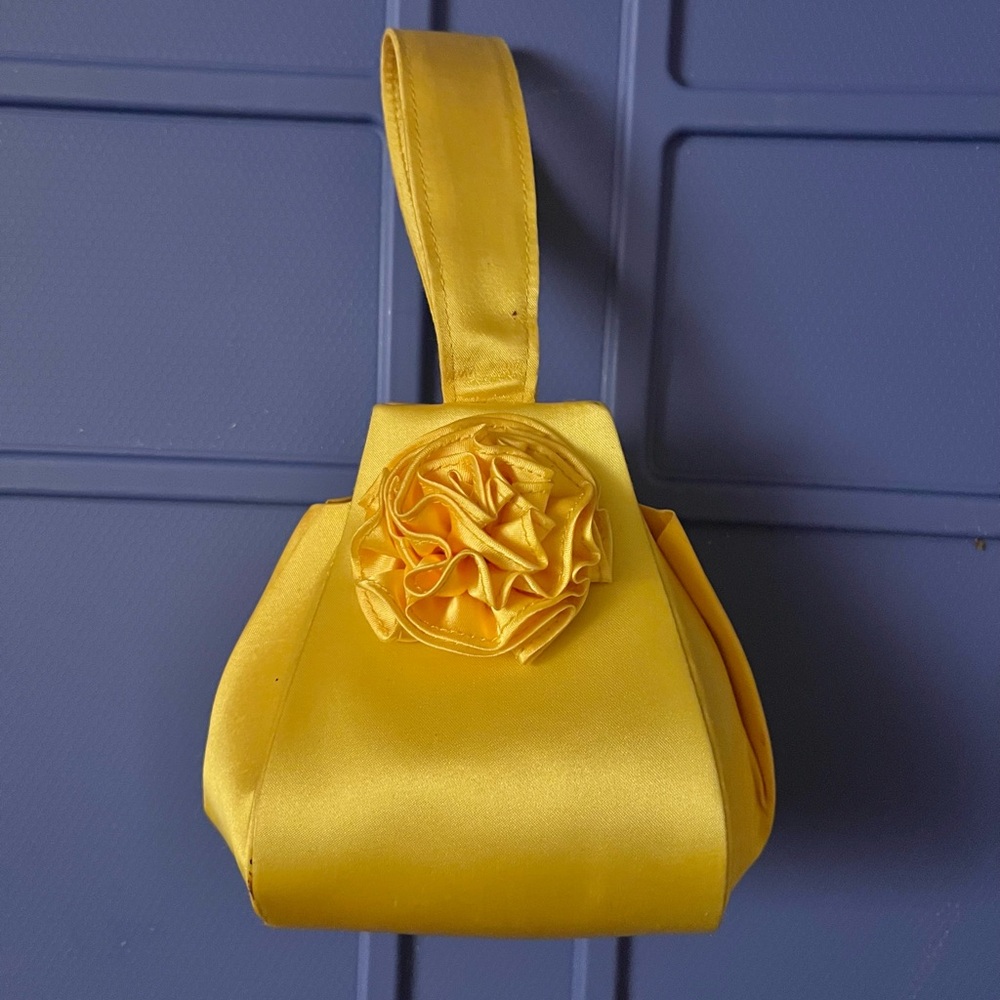 Preston & York Gold Satin Wristlet